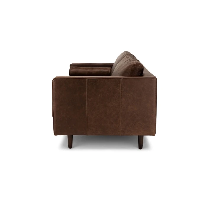 Deep Down Filled Leather Sofa Deep Down Filled Leather Sofa